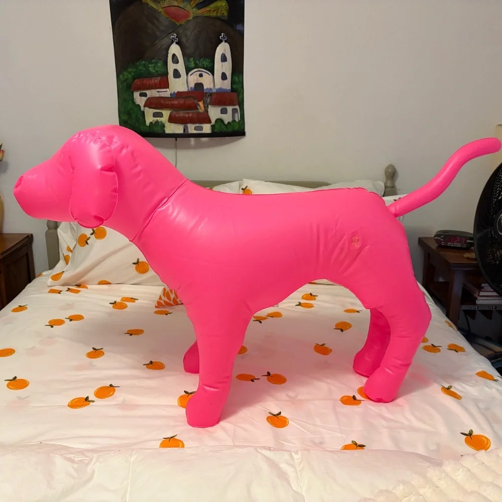Victoria Secret Pink Inflatable Dog Store Display